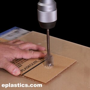 Drilling holes in plexiglass discount
